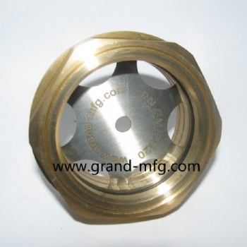 NPT 2 INCH Sight Glass Brass Oil Level Sight Glass Oil Level Gauge