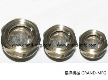 Industrial Gearbox Reducer Gear Motor M20x1.5 Brasss Oil Sight Glass Gauge Window Indicator