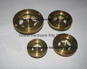 Brass oil sight glass,Knob Type Sight Glass,Oil Sight Glass for hydralic machine and compressor and reducer pump