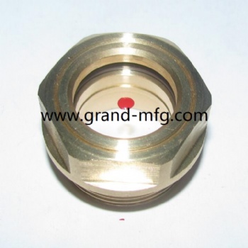 G thread 1/2 inch brass oil level sight gauge oil indicators