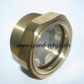 Brass LUBE DEVICES LIQUID LEVEL SIGHT PLUGS 1-1/4