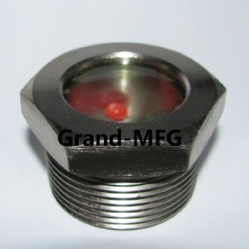 Metric thread M36 steel nickel plated fused sight glass bitzer viewport sight glass