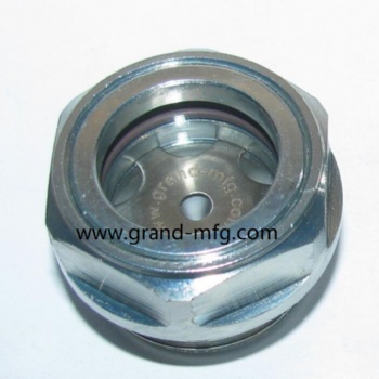 Hexagon Carbon Steel Oil level Sight Glass plugs(BSP Thread)