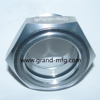 Aluminum oil level sight glass oil level gauge indicators bullseye aluminum knob oil sight glass G thread