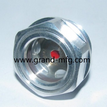 aluminum oil level sight glass oil level gauge indicators BullsEye aluminum knob oil sight glass G THREAD