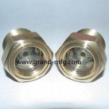 NPT THREAD 1 inch Brass oil level sight glass oil level indicators