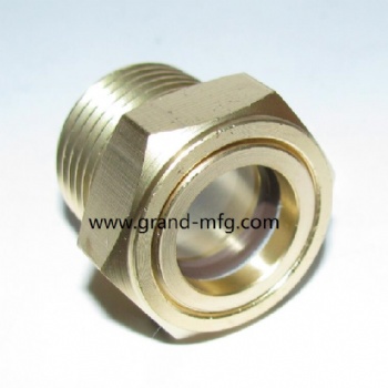 NPT THREAD 1 inch Brass oil level sight glass oil level indicators