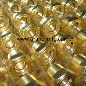 G thread 1 1/2 inch brass oil level sight gauge oil indicators