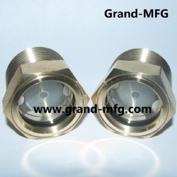 NPT thread 3/8 brass oil level sight gauge oil indicators