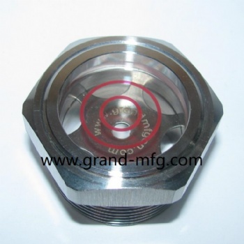 NPT 1 1/4 Inch Stainless Steel Oil Sight Glass With Reflector