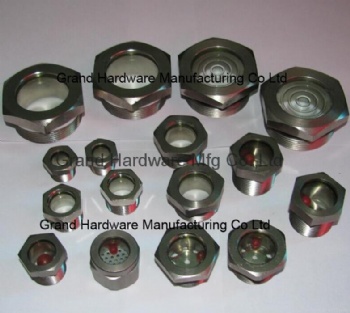 Carbon Steel Fused oil Sight Glass window plugs-UNF Thread