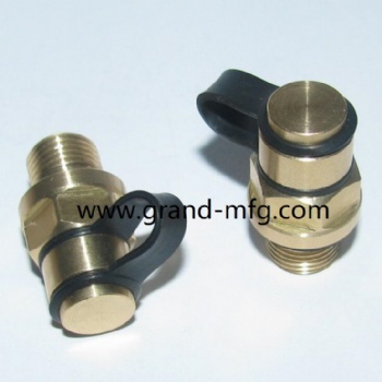 Metric Thread Brass Breather Vent valve with transportation locking seal