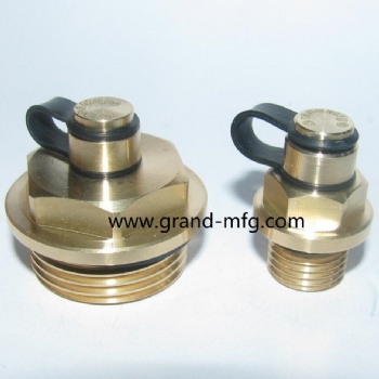 Simple type Hydraulic Brass Breather Vent Plugs with filter NPT Thread