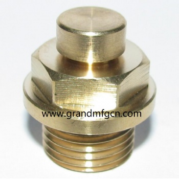 NPT thread CNC precision machined part brass connectors