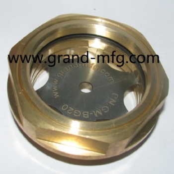 speed reducer BSP 3/4 steel oil sight glass radiator glass oil level sight