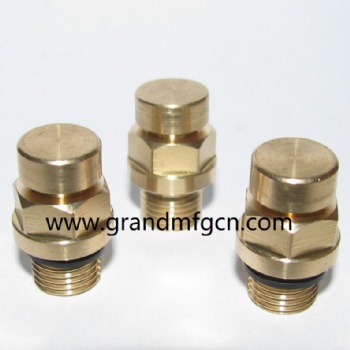 Metric Thread Brass Breather Vent valve with transportation locking seal