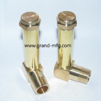 Pump brass oil level gauge oil level indicators NPT thread 1/4