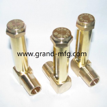 brass oil level gauge hydraulic oil level indicators