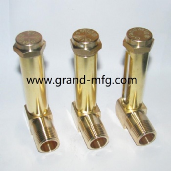 3/8 brass oil level gauge oil level indicators NPT thread 1/4