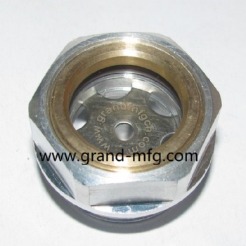 Air Conditioner Aluminum Liquid Sight Glass Plugs M26x1.5