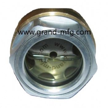 GRANDMFG Aluminum Overflow Expansion Tank Sight Glass