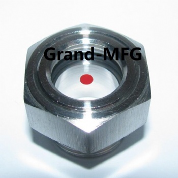 Speed reducer M27X1.5 stainless steel GrandMfg® oil sight glass radiator glass oil level sight