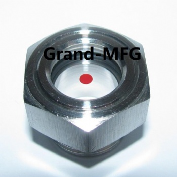 M22X1.5 GrandMfg® stainless steel liquid sight glass radiator glass oil level sight