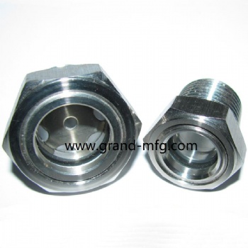Mechanical Vacuum Booster GrandMfg® Aluminum Oil Level Sight Glass Plug Viewports