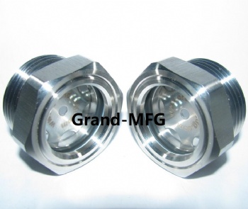 M33x1.5 Hexagon Stainless Steel 304 Oil Sight Glass(Metric-Thread)