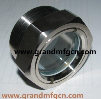 Fire Protection Waste Cone Stainless Steel 304 Oil Sight Glass(NPT Thread)