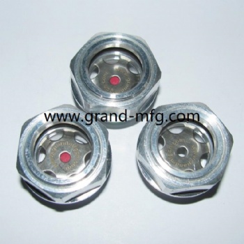 M22X1.5 compressor aluminum oil level sight glass oil levels