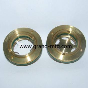 G1 1/4 INCH GEAR BOX BRASS OIL LEVEL SIGHT GAUGE VIEW PORT SIGHT GLASS Ölschauglas Ölschaugläser
