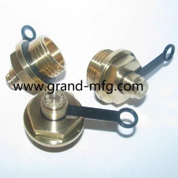 BSP Thread Hexagon Brass Breather Vent Plug with filler