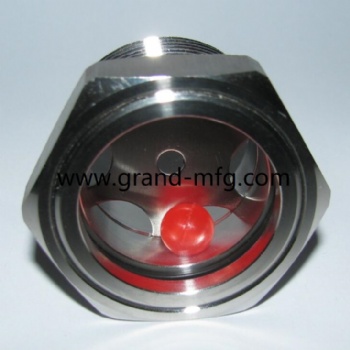 Hexagon Stainless Steel Oil Liquid level Sight Glass